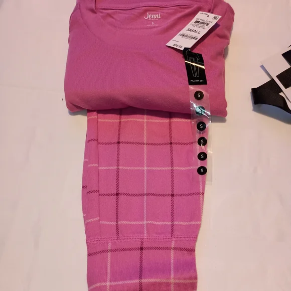 Jenni Pink Pajama Set  Small - Picture 2 of 6